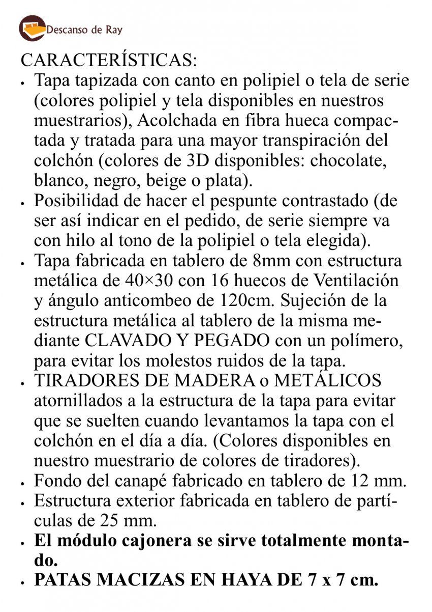 REBECA detalles