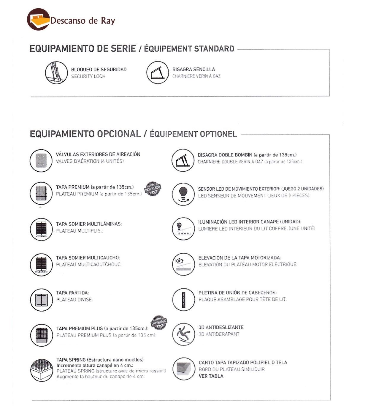 ARRATE equipamiento